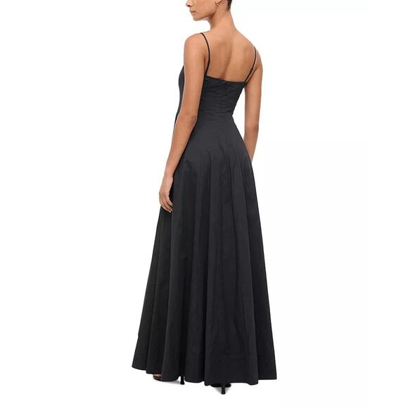 STAUD Wylie Poplin Maxi Dress Size US 8 $395 - Picture 2 of 11